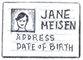 Illustration of identification card